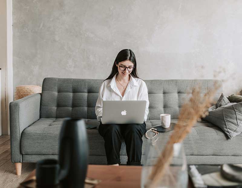An image of the woman who is speaking with a hiring manager