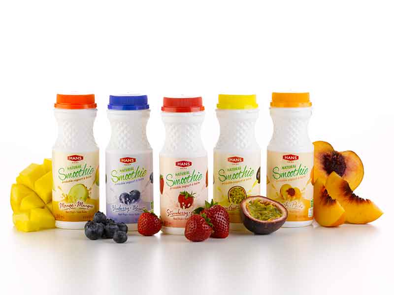 Hans Dairy smoothies