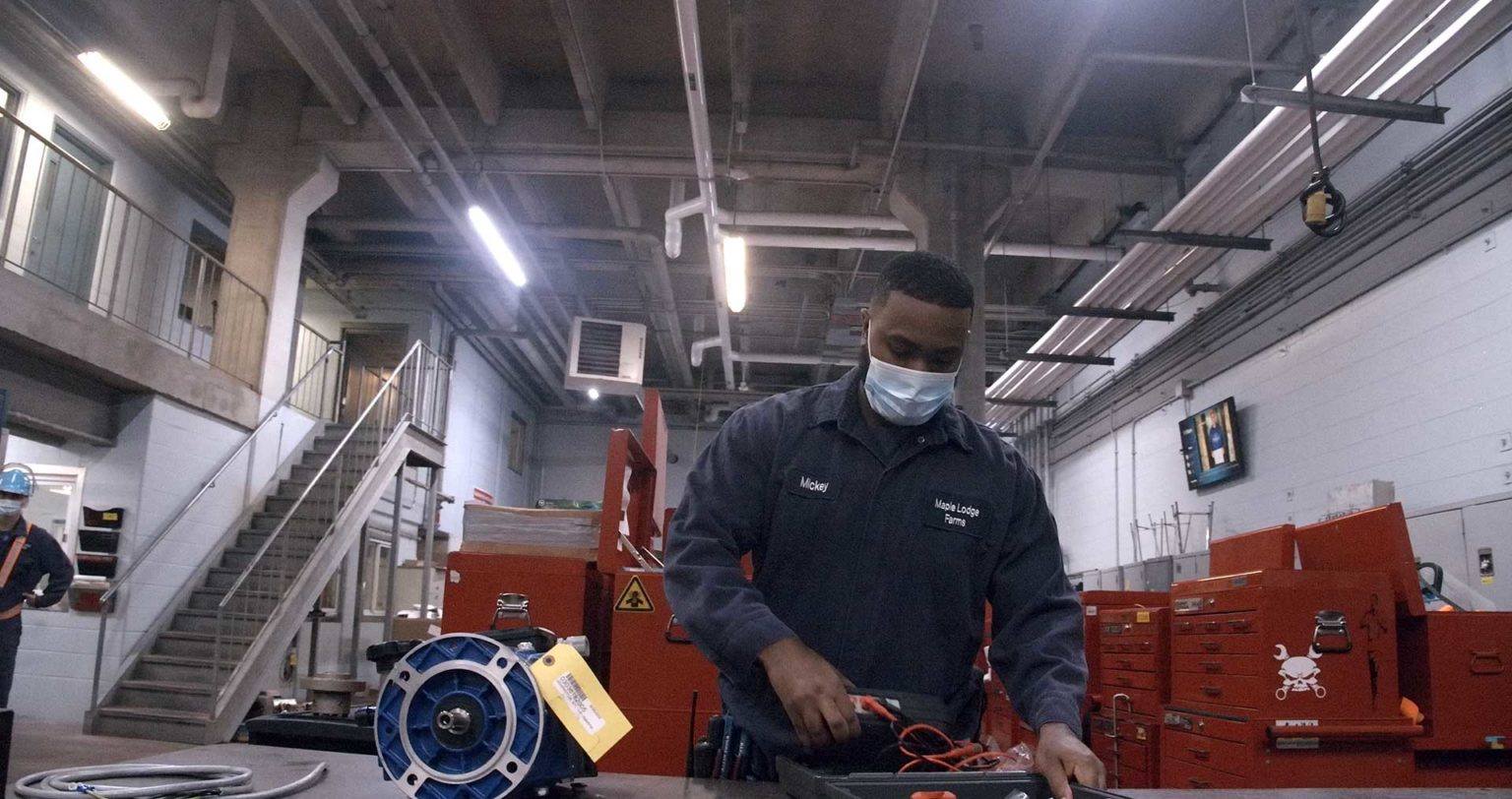 Frontline food worker